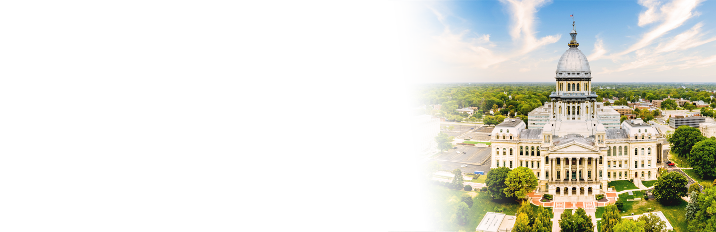 State capitol building in Springfield, Illinois